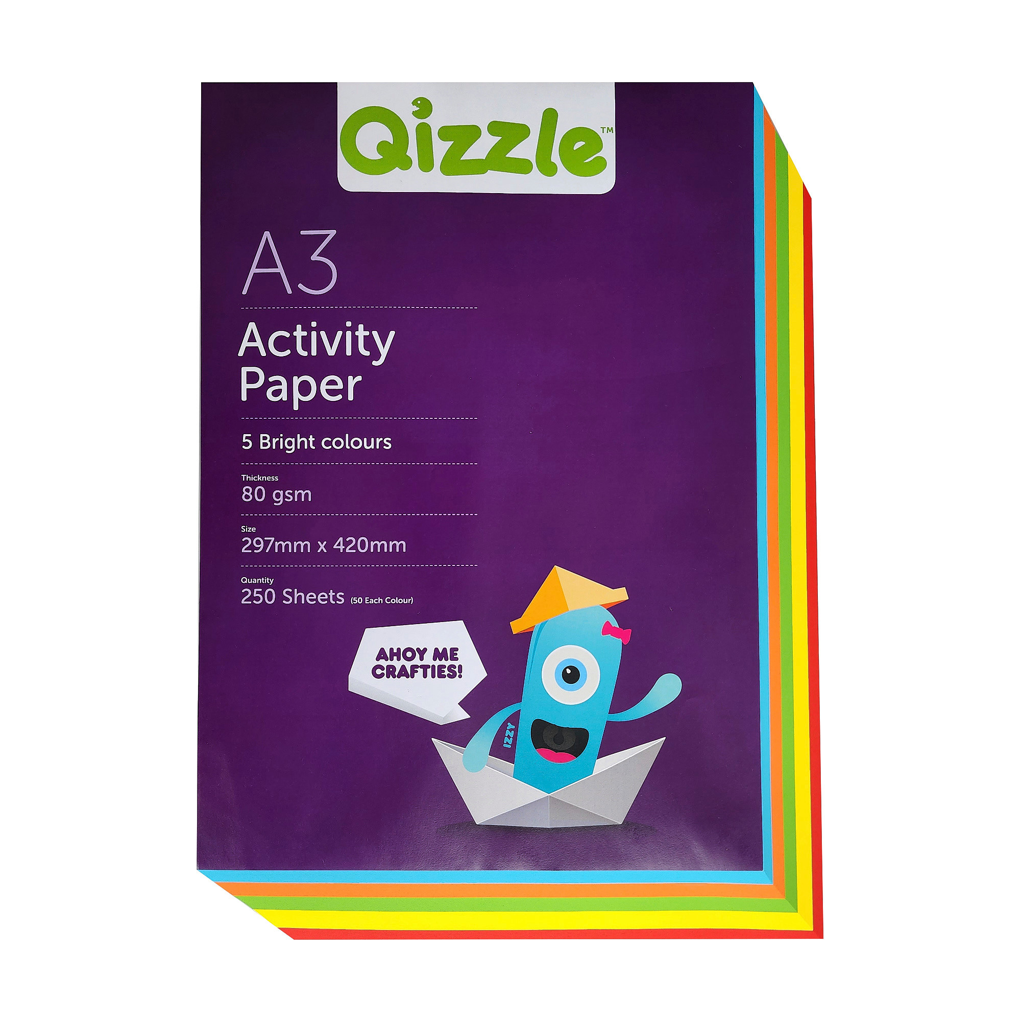 Construction Paper, Yellow, 9 x 12, 50 Sheets Per Pack, 10 Packs